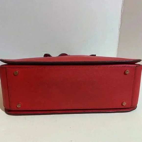 Kate spade red saffiano leather satchel handbag - Picture 3 of 15